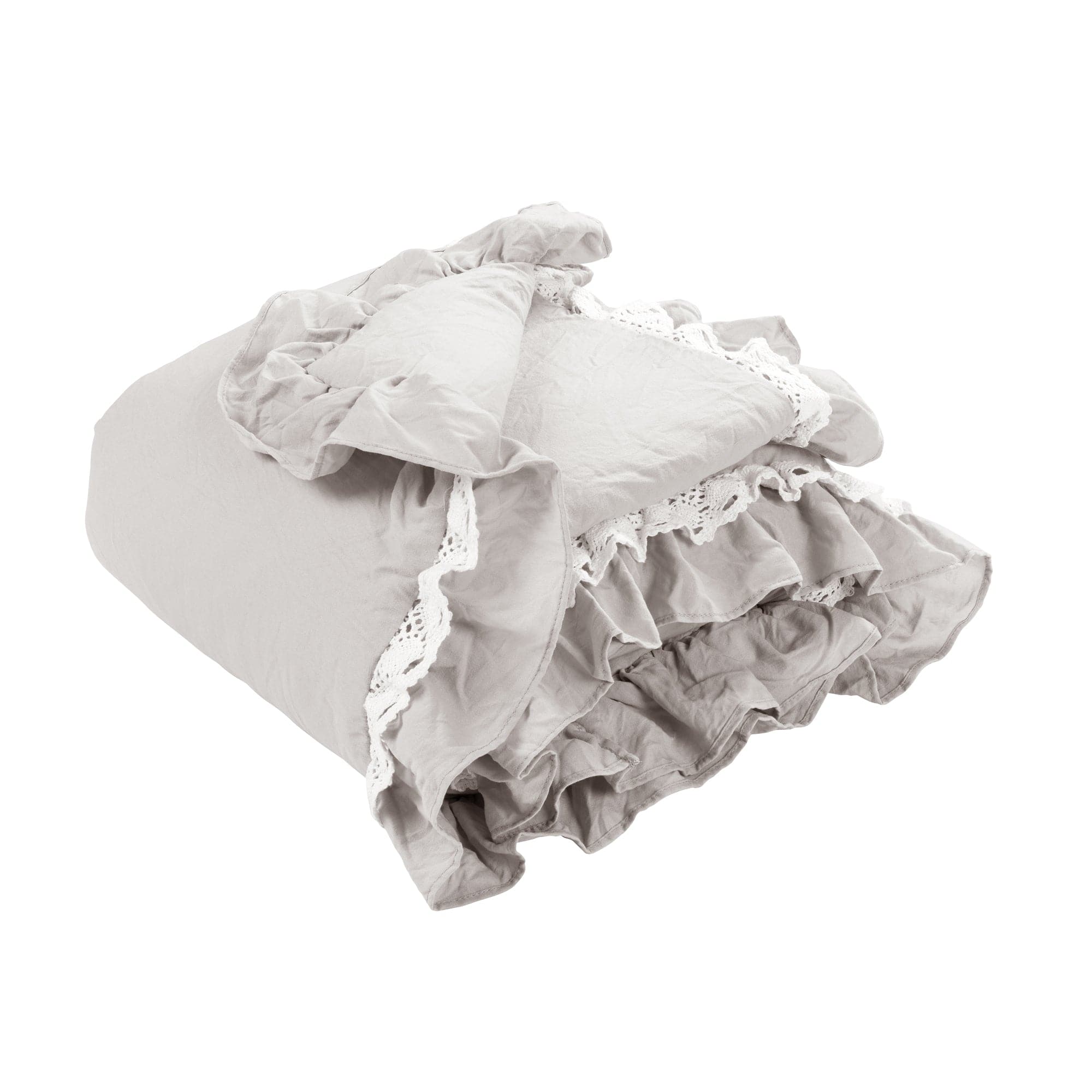 Ella Ruffle Lace Throw-Tolkye