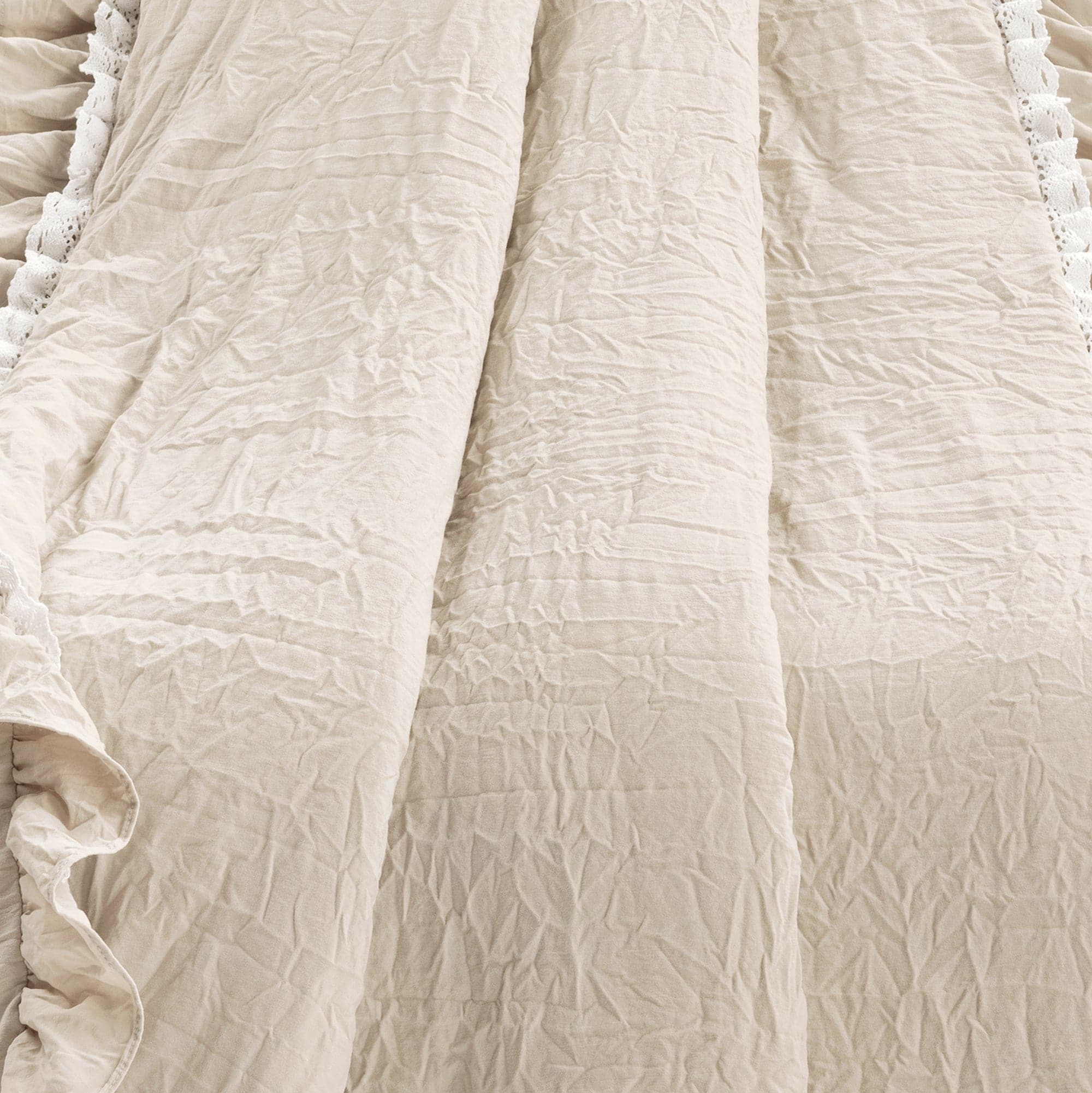 Ella Ruffle Lace Throw-Tolkye