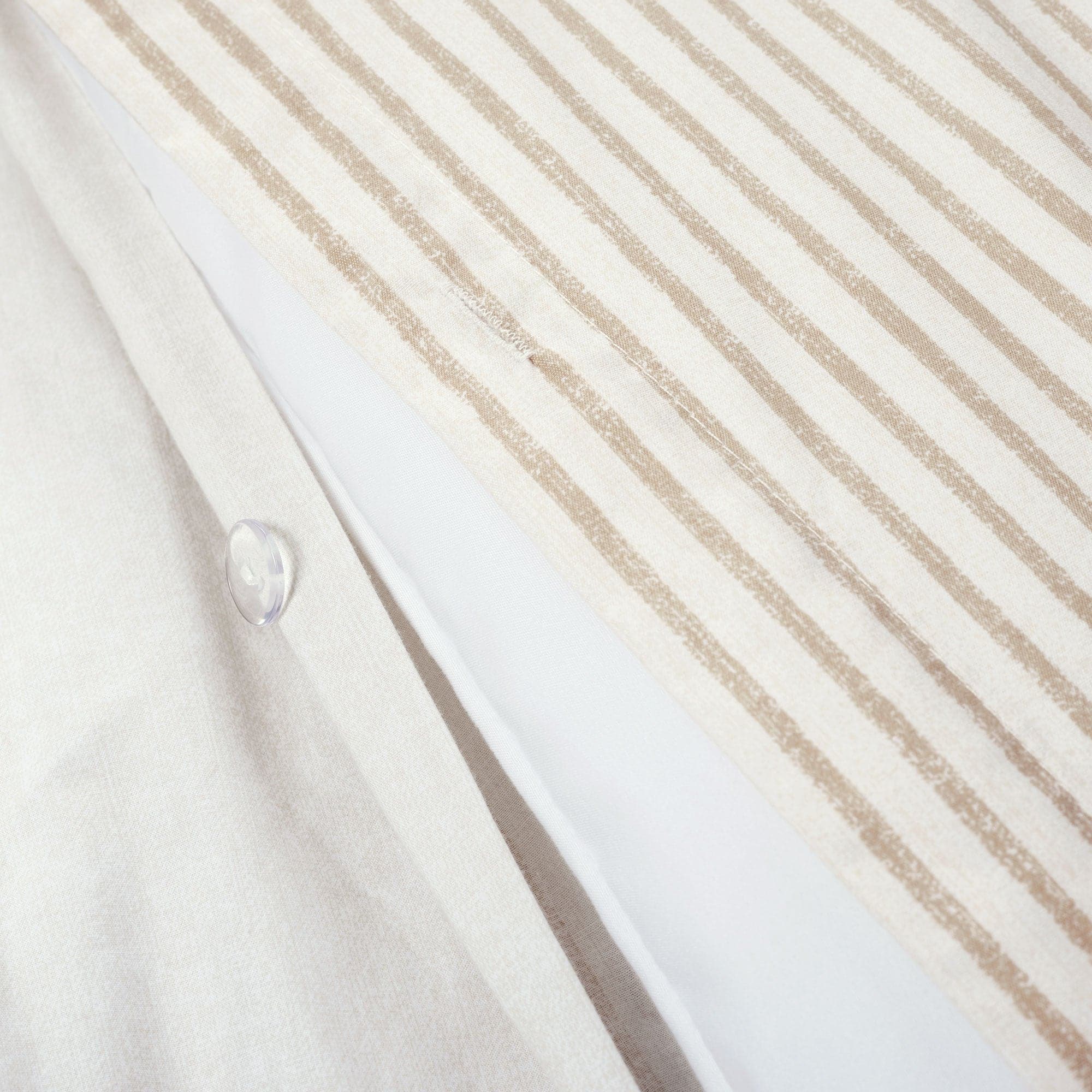 Farmhouse Stripe 100% Cotton Duvet Cover Set-Tolkye