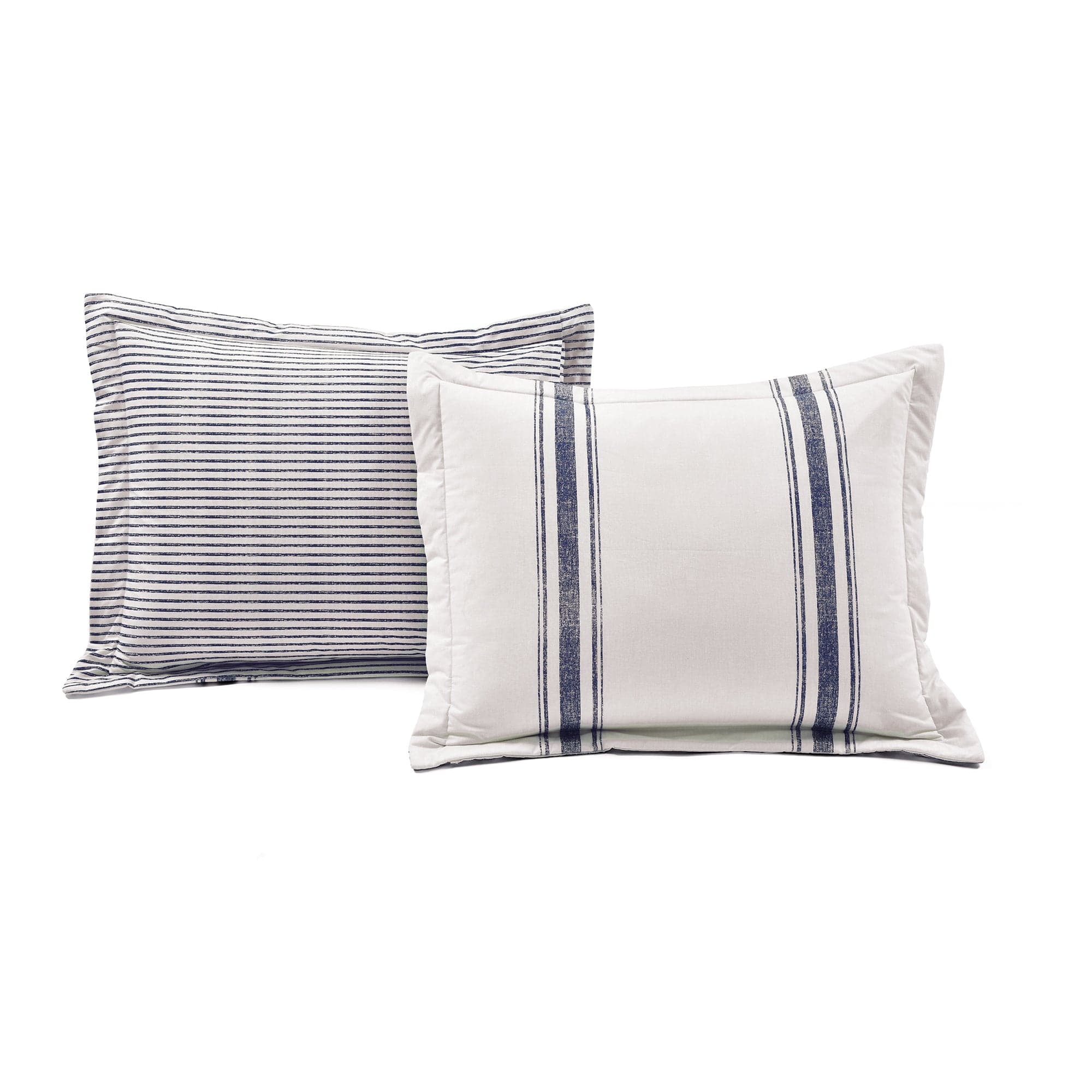 Farmhouse Stripe 100% Cotton Duvet Cover Set-Tolkye