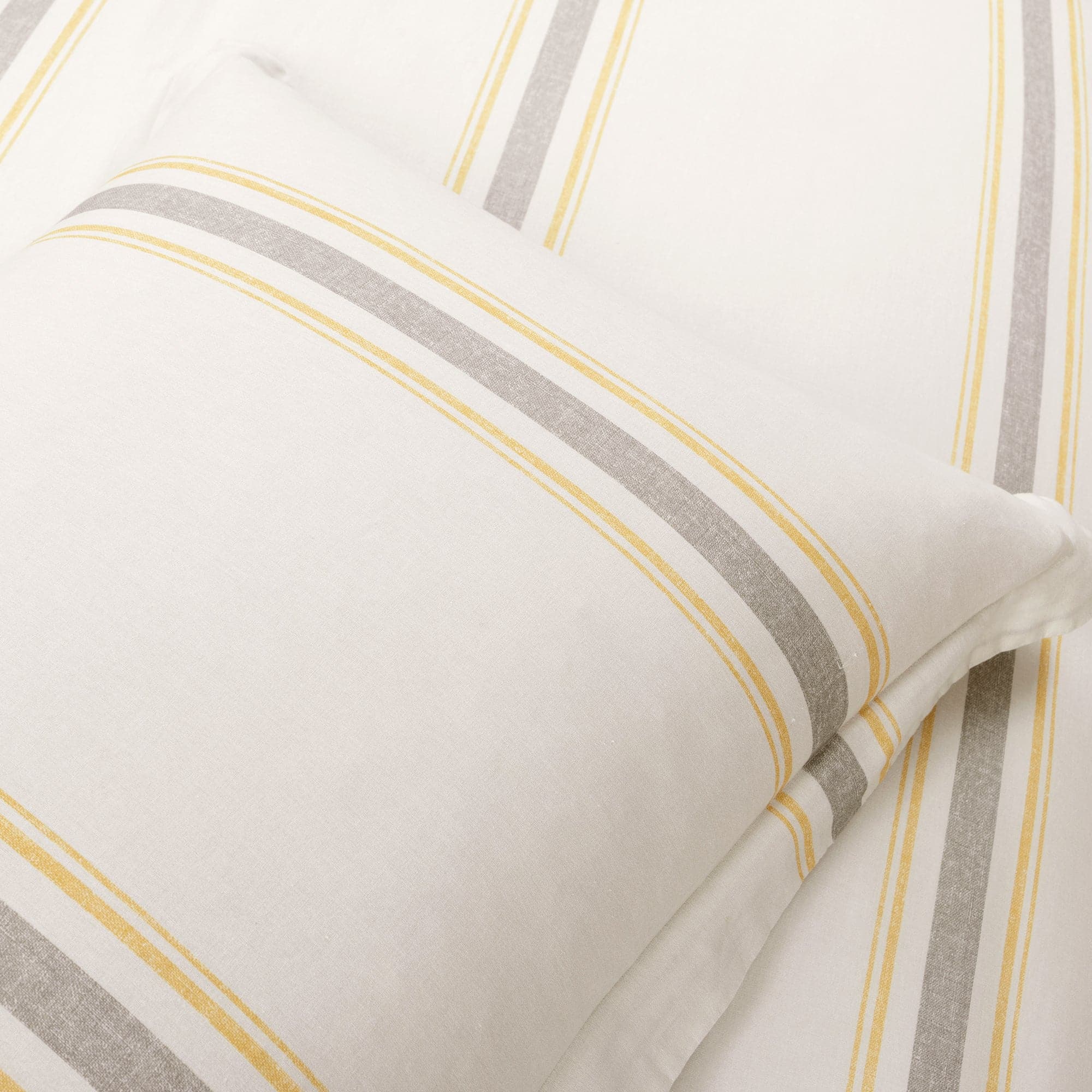 Farmhouse Stripe 100% Cotton Duvet Cover Set-Tolkye