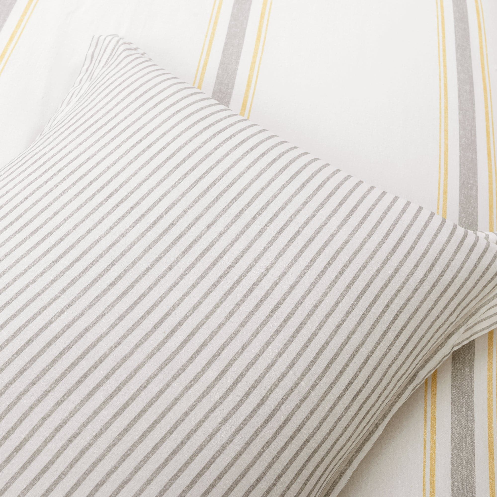 Farmhouse Stripe 100% Cotton Duvet Cover Set-Tolkye