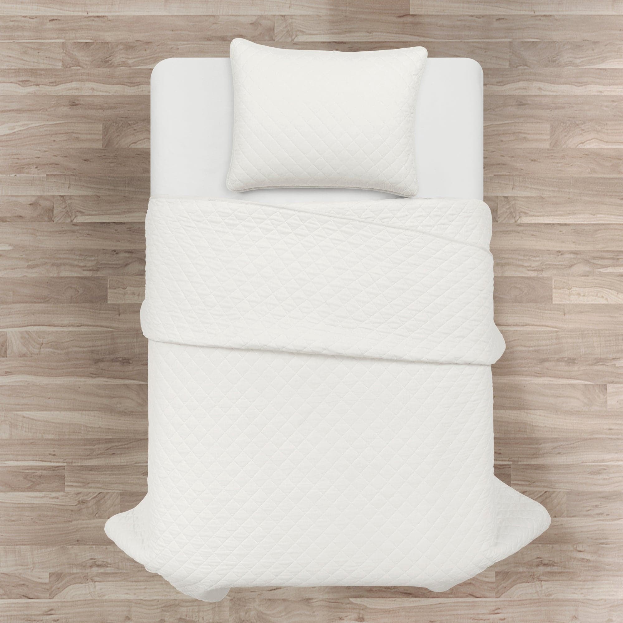 Ava Diamond Oversized Cotton Quilt Set-Tolkye