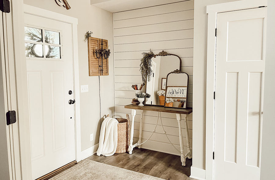 Turned Wood Architectural Console Table
