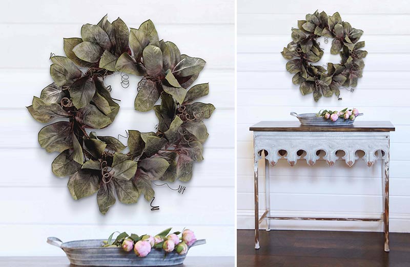 25" Magnolia Wreath