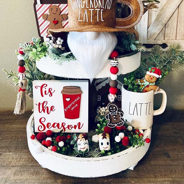 Christmas Beaded Garland with Tassels, Pick Your Style