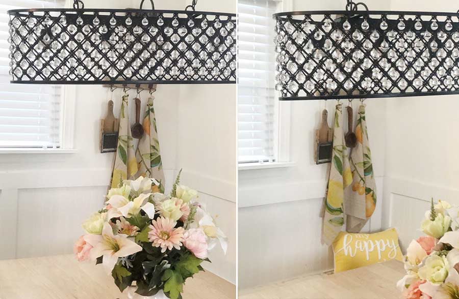 *HUGE* Crystal Embellished Oval Industrial Chandelier