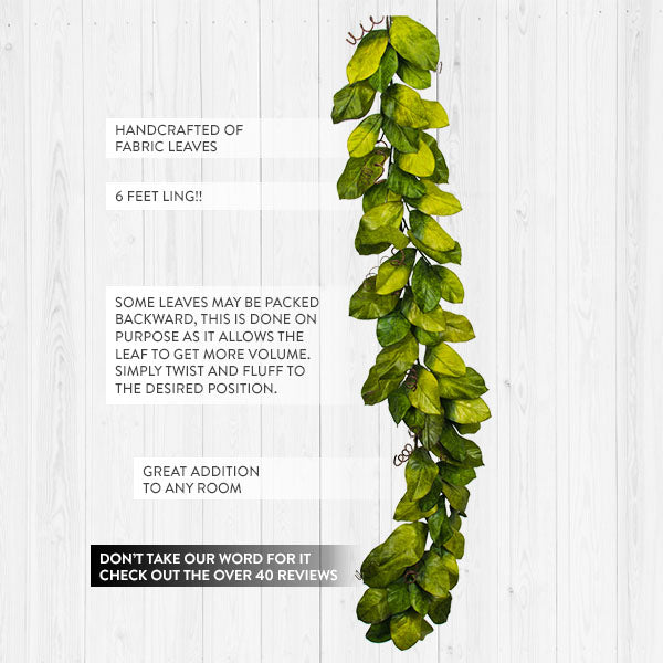 6 Foot Long Magnolia Leaf Garland