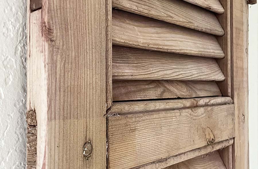 FOUND 44 Inch 1800s French Shutter