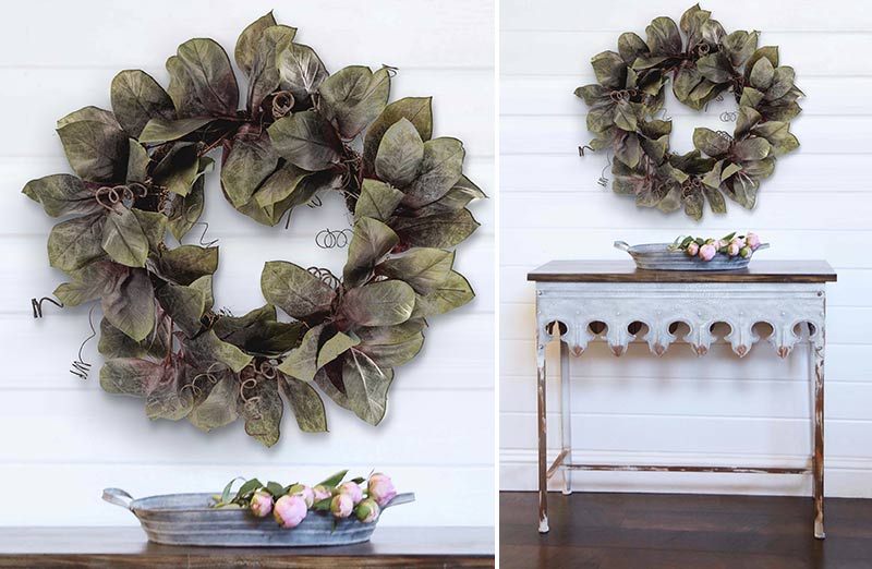 29" Magnolia Wreath