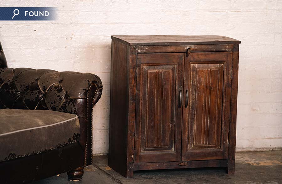 FOUND Antique Wooden Cabinet