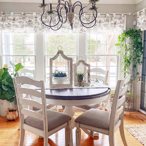 Handmade Wooden Open Framed Lanterns, Set of 2