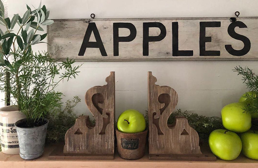 Galvanized Metal and Corbel Shelf