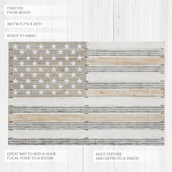 French Country Fir Framed Wall Flag