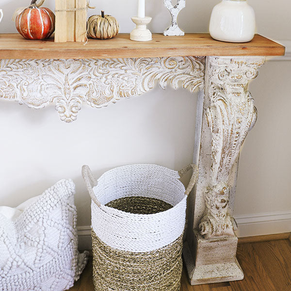 19th Century Louis XVI Inspired Fireplace Mantel | DES Exclusive