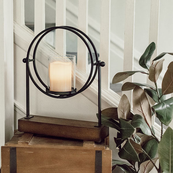 Iron Ring Floating Candle Holder