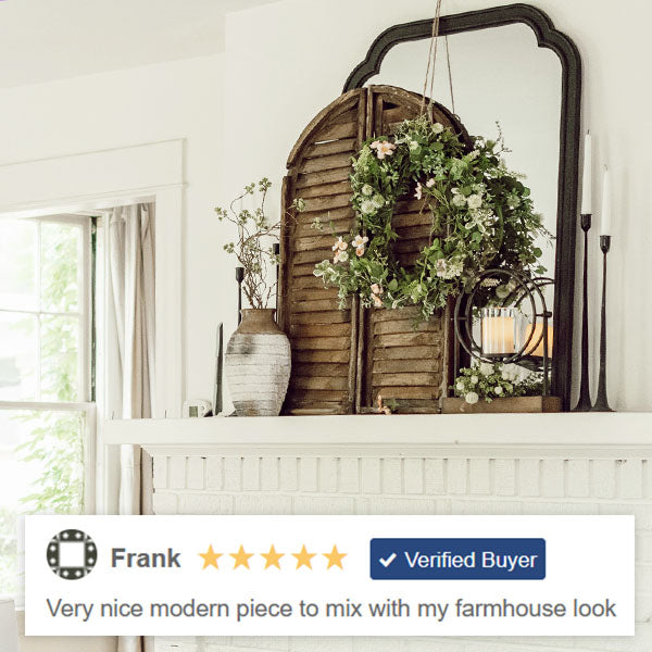 Iron Ring Floating Candle Holder