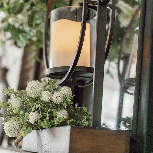 Iron Ring Floating Candle Holder