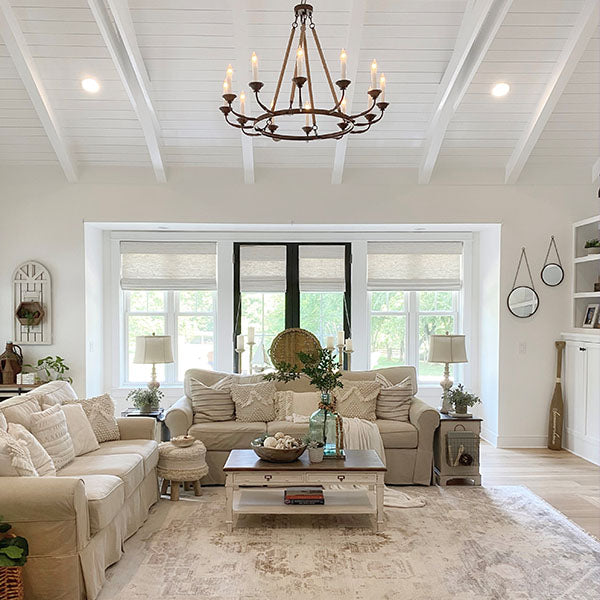 Traditional French Accent Coffee Table with Drawers