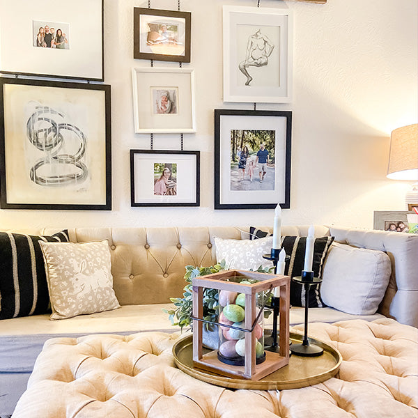 Geometric Wooden Candle Lantern