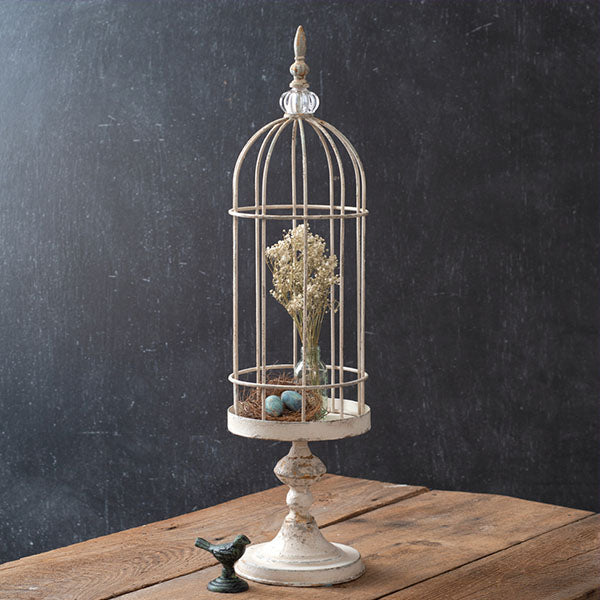 Chippy Wire Cloche with Stand, Pick Your Size