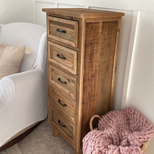 5-Drawer Tall Lingerie Dresser