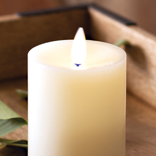 8 inch Infinite Wick Wax Pillar Candles, Set of 2