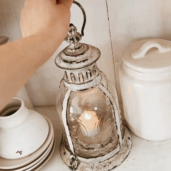 French Antique Style Candle Lantern