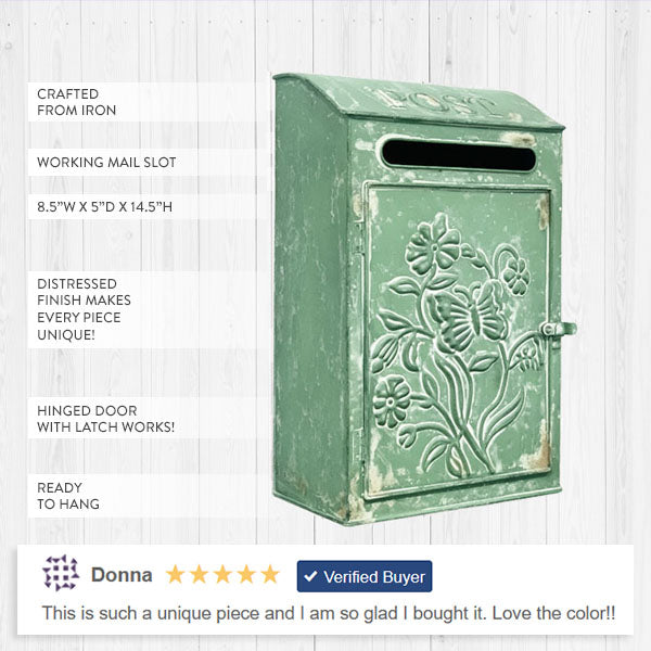 Distressed Farmhouse Post Box