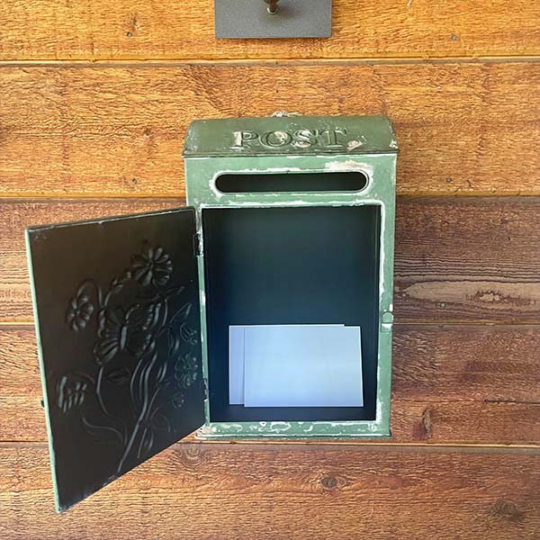 Distressed Farmhouse Post Box