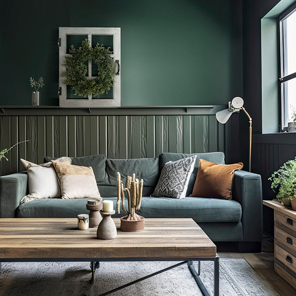 2-in-1 Hinged Dutch Window with Eucalyptus Wreath