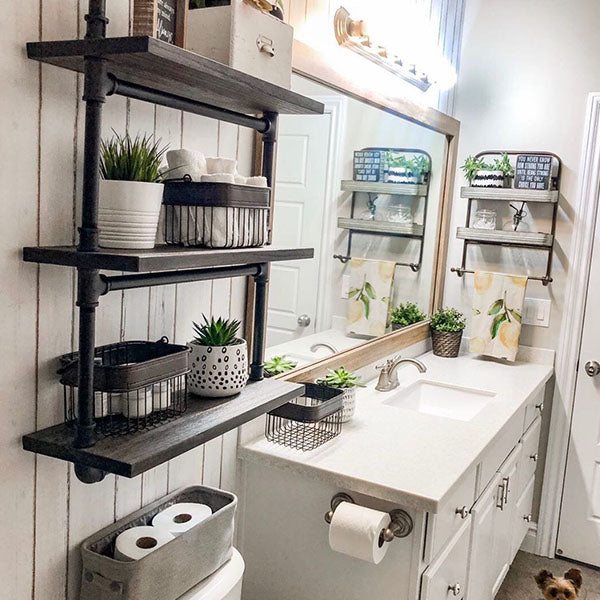 Double Cookhouse Towel Rack