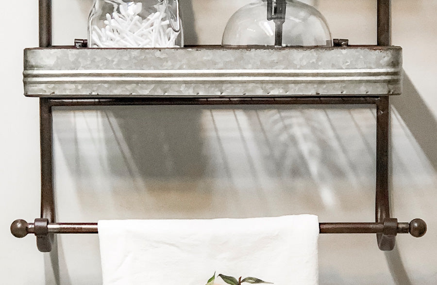 Double Cookhouse Towel Rack