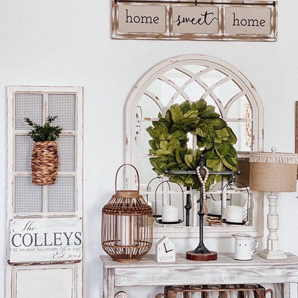 26 Inch Faux Magnolia Wreath