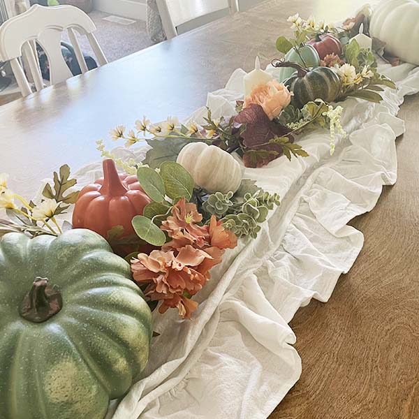 5 Foot Long Mixed Floral Fall Garland