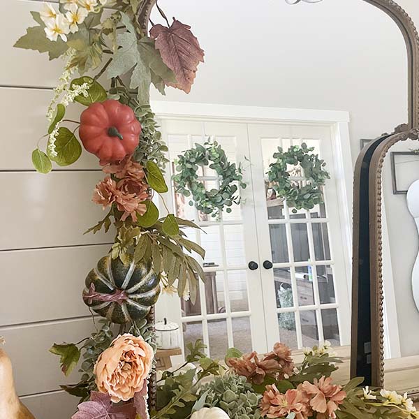 5 Foot Long Mixed Floral Fall Garland