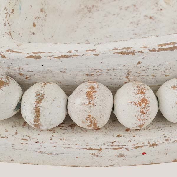 Clay Heart Bowl with Removable Beaded Garland