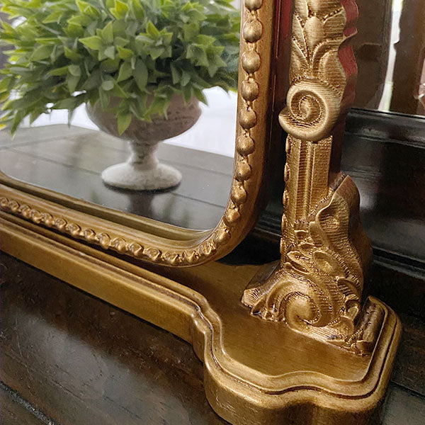 Ornate Gleaming Vanity Mirror