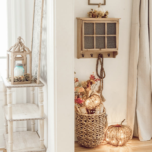 Multi-Functional Wooden Wall Cabinet