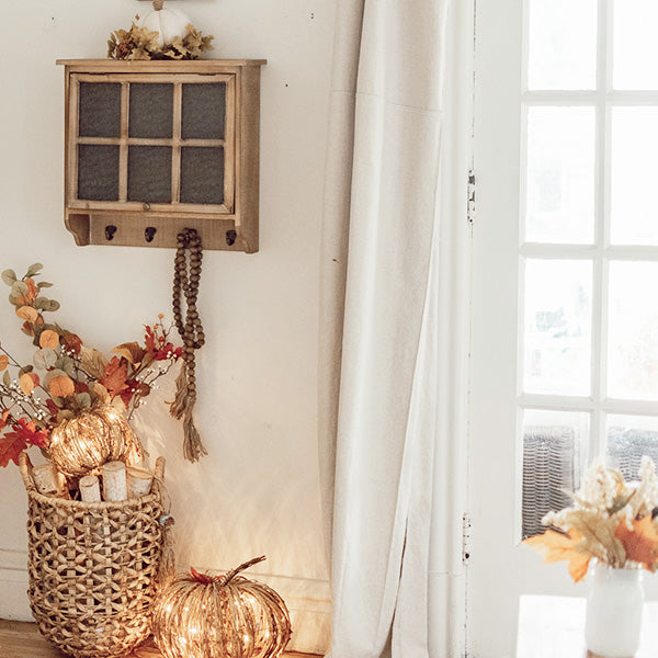 Multi-Functional Wooden Wall Cabinet