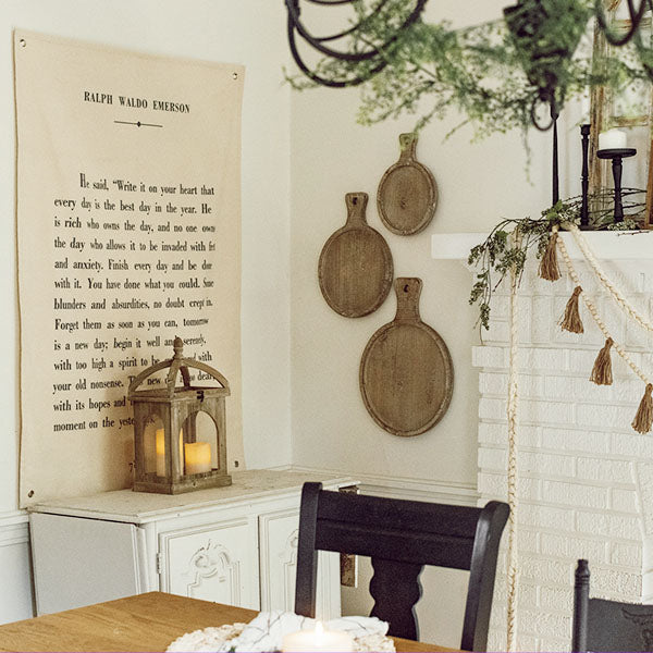 51 Inch Ralph Waldo Emerson Hanging Wall Canvas