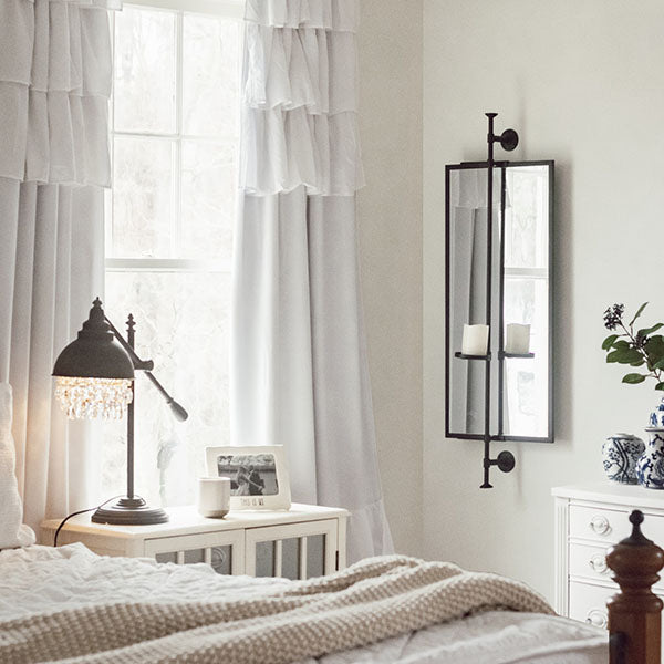 Industrial Wall Sconce Mirror