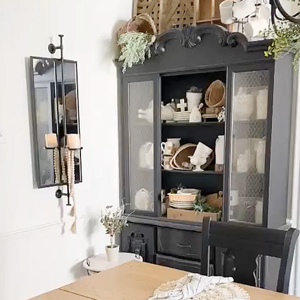 Industrial Wall Sconce Mirror