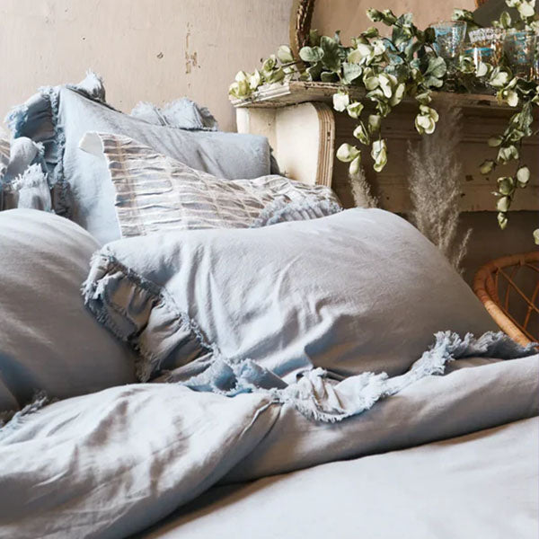 Frayed Edge 3 Piece Comforter Set, Pick Your Color