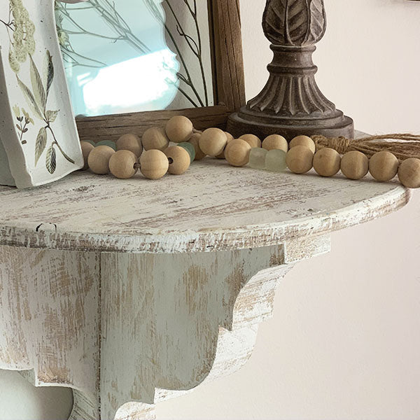 Handmade Wood Corbel Wall Shelf