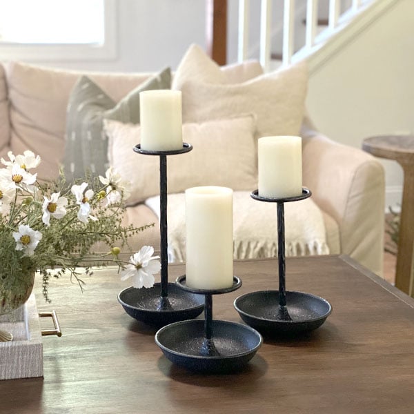 Metal Macie Candleholders, Set of 3
