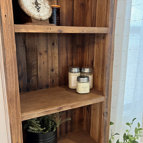 67 Inch Tall Wood Cabinet with Sliding Door