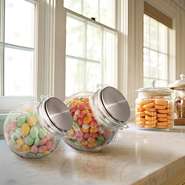 Round Bail and Trigger Canister, Pick Your Size