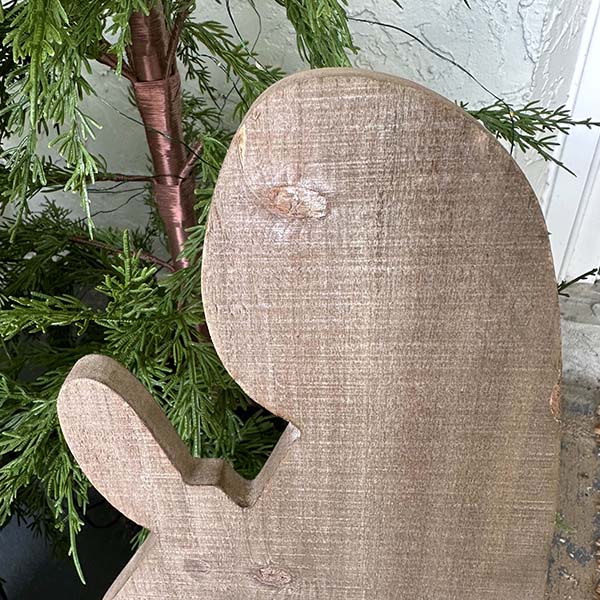 30 Inch Distressed Wooden Nativity with Stand