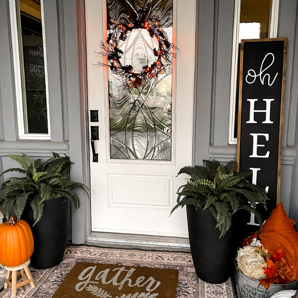 Light Up  Bat Wreath